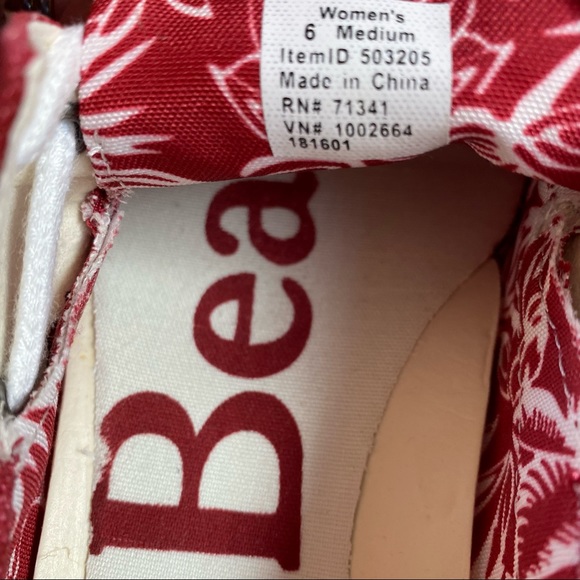 NWOT. L.L. Bean Sunwash Canvas Sneaker. 6 M - Picture 4 of 7